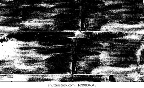 Uneven black and white texture vector. Distressed overlay texture. Grunge background. Abstract textured effect. Vector Illustration. Black isolated on white background. EPS10.