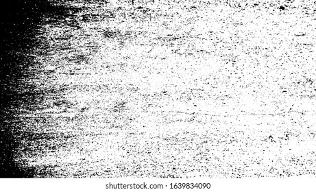 Uneven black and white texture vector. Distressed overlay texture. Grunge background. Abstract textured effect. Vector Illustration. Black isolated on white background. EPS10.