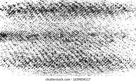 Uneven black and white texture vector. Distressed overlay texture. Grunge background. Abstract textured effect. Vector Illustration. Black isolated on white background. EPS10.