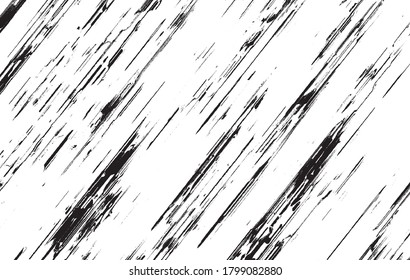 Uneven black and white texture vector. Distressed overlay texture. Grunge background. Abstract textured effect. Vector Illustration. Black isolated on white background. EPS10.