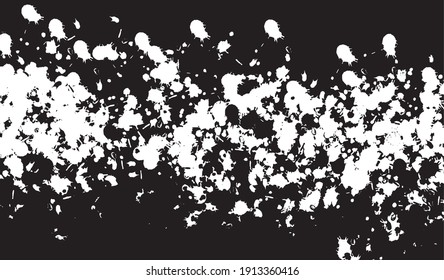 Uneven black and white texture vector. Distressed overlay texture. Grunge background. Abstract textured effect. Vector Illustration. Black isolated on white background. EPS10.