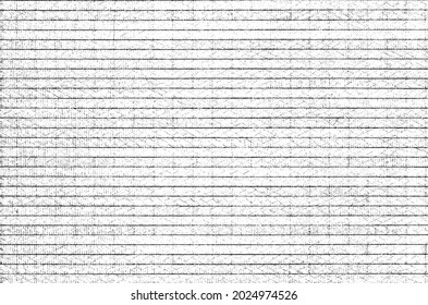 Vector de textura en blanco y negro desigual. Textura superpuesta angustiada. Borde de fondo. Efecto texturado abstracto. Ilustración vectorial. Negro aislado sobre fondo blanco. EPS10.
