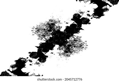 Uneven black and white texture vector. Distressed overlay texture. Grunge background. Abstract textured effect. Vector Illustration. Black isolated on white background. EPS10.