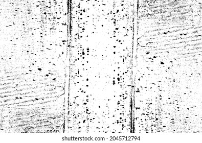 Vector de textura en blanco y negro desigual. Textura superpuesta angustiada. Borde de fondo. Efecto texturado abstracto. Ilustración vectorial. Negro aislado sobre fondo blanco. EPS10.