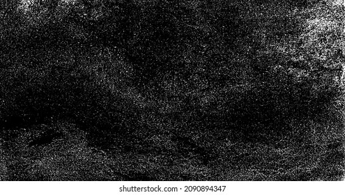 Uneven black and white texture vector. Distressed overlay texture. Grunge background. Abstract textured effect. Vector Illustration. Black isolated on white background. EPS10.
