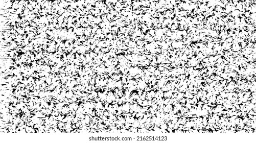 Uneven black and white texture vector. Distressed overlay texture. Grunge background. Abstract textured effect. Vector Illustration. Black isolated on white background. EPS10.