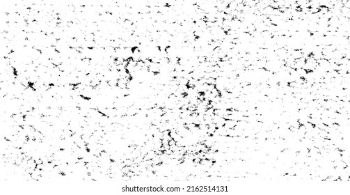 Uneven black and white texture vector. Distressed overlay texture. Grunge background. Abstract textured effect. Vector Illustration. Black isolated on white background. EPS10.
