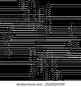 Uneven black and white texture vector. Distressed overlay texture. Grunge background. Abstract textured effect. Vector Illustration. Black isolated on white background. EPS10.