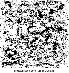 Uneven black and white texture vector. Distressed overlay texture. Grunge background. Abstract textured effect. Vector Illustration. Black isolated on white background. EPS10.