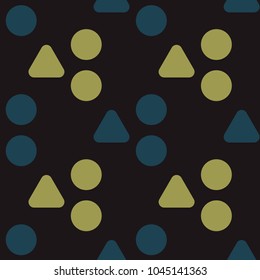 Uneven hills seamless pattern. Strict line geometric pattern for your design.