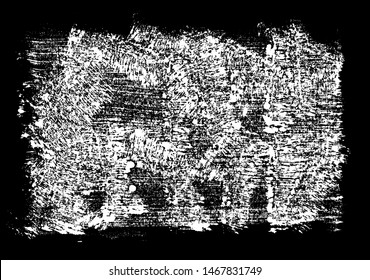 Uneven, natural black and white texture vector. Distressed overlay texture. Grunge background. Abstract textured effect. Vector Illustration. Black isolated on white background. EPS10.