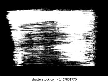 Uneven, natural black and white texture vector. Distressed overlay texture. Grunge background. Abstract textured effect. Vector Illustration. Black isolated on white background. EPS10.