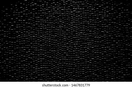Uneven, natural black and white texture vector. Distressed overlay texture. Grunge background. Abstract textured effect. Vector Illustration. Black isolated on white background. EPS10.