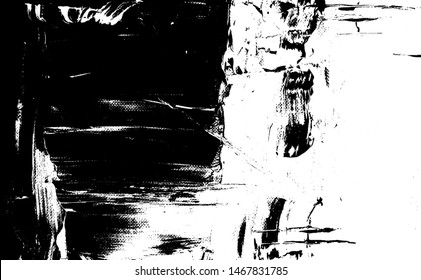 Uneven, natural black and white texture vector. Distressed overlay texture. Grunge background. Abstract textured effect. Vector Illustration. Black isolated on white background. EPS10.