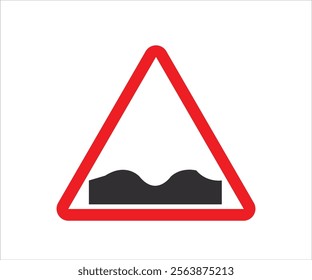 Uneven Road Sign png and jpg illustration