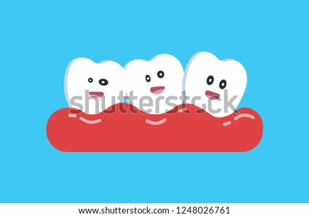 Uneven tooth growth, tooth problems, improper teeth growth, crooked teeth