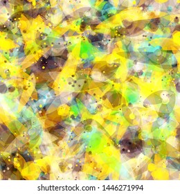 Uneven yellow seamless texture. Abstract vector background for web page, banners backdrop, fabric, home decor, wrapping