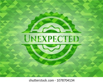  Unexpected green mosaic emblem