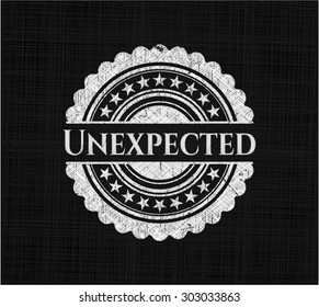 Unexpected on blackboard