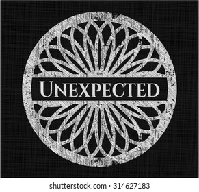 Unexpected on blackboard