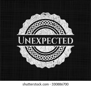 Unexpected on blackboard