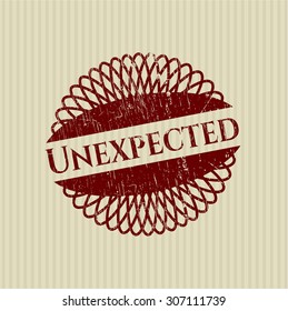 Unexpected rubber stamp