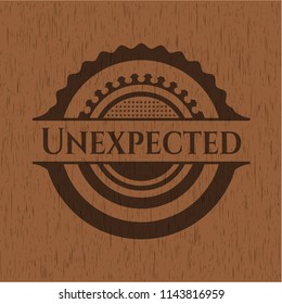 Unexpected wood emblem. Vintage.