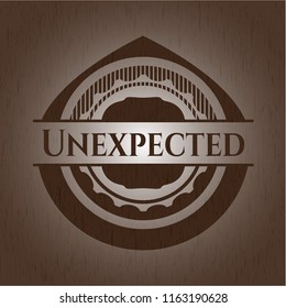 Unexpected wood signboards