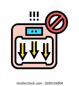 unexplained weight loss hepatitis color icon vector. unexplained weight loss hepatitis sign. isolated symbol illustration