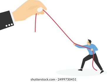 Unfair competition, start up vs big company, imbalance battle, unhelathy rivalry concept

