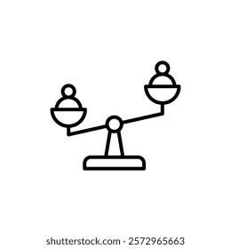 Unfair icon simple vector symbol