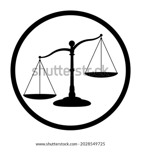 Unfair icon, vector illustration. Flat design.