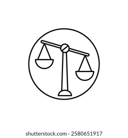 Unfair icon Vector logo set flat