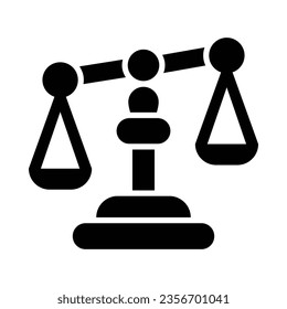 Unfair Vector Glyph Icon For Personal And Commercial Use.
