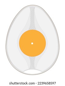 Unfertilized chicken egg (contain blastodisc).