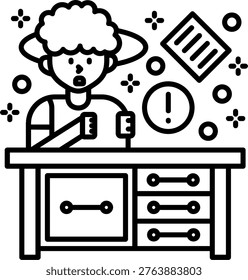 Unfocus Art vector Icon Design Illustration