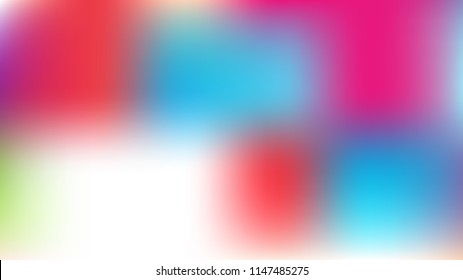 Unfocused Mesh Vector Background Hologram Neon Bright Teal. Funky Pink, Purple, Turquoise Dreamy Female Unicorn Girlie Background. Rainbow Fairytale Iridescent Pearlescent Holographic Dark Wallpaper