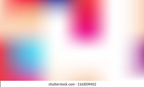 Unfocused Mesh Vector Background Hologram Neon Bright Teal. Dreamy Pink, Purple, Turquoise Glam Female Cute Girlie Background. Rainbow Fairytale Iridescent Pearlescent Holographic Dark Wallpaper