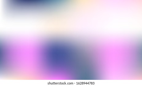 Unfocused Mesh Vector Background, Hologram Bright Overlay. Dreamy Pink, Purple, Turquoise Glitch Female Cute Girlie Background. Rainbow Fairytale Iridescent Pearlescent Holographic Tech Wallpaper
