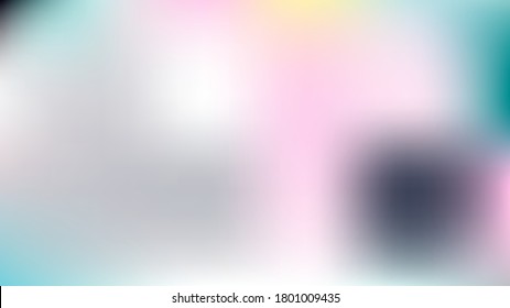 Fondo del vector de malla no enfocado, Superposición brillante del Holograma. Sueño rosa, púrpura, turquesa brillante fondo de la chica mágica. Fondo de pantalla de luz holográfica de arcoiris con cuento de hadas iridiscente