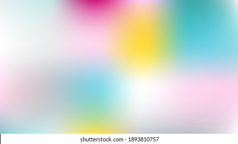 Unfocused Mesh Vector Background, Hologram Bright Overlay. Funky Pink, Purple, Turquoise Dreamy Tender Lights Girlie Background. Rainbow Fairytale Iridescent Pearlescent Holographic Nice Wallpaper