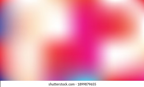 Unfocused Mesh Vector Background, Hologram Neon Overlay. Funky Pink, Purple, Turquoise Dreamy Tender Lights Girlie Background. Rainbow Fairytale Iridescent Pearlescent Holographic Neon Wallpaper