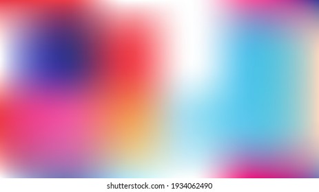 Unfocused Mesh Vector Background Hologram Neon Bright Teal. Funky Pink, Purple, Turquoise Dreamy Female Unicorn Girlie Background. Rainbow Fairytale Iridescent Pearlescent Holographic Dark Wallpaper
