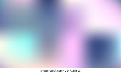 Unfocused Mesh Vector Background, Hologram Magic Teal. Funky Pink, Purple, Turquoise Dreamy Noble Unicorn Girlie Background. Rainbow Fairytale Iridescent Pearlescent Holographic Light Wallpaper