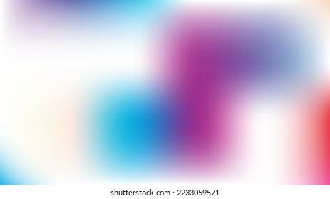 Unfocused Mesh Vector Background, Hologram Magic Teal. Dreamy Pink, Purple, Turquoise Glitch Female Cute Girlie Background. Rainbow Fairytale Iridescent Pearlescent Holographic Neon Wallpaper