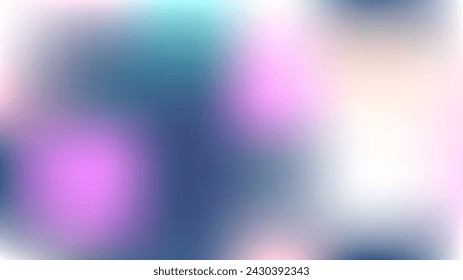 Unfocused Mesh Vector Background, Hologram Bright Overlay. Dreamy Pink, Purple, Turquoise Glitch Female Magic Girlie Background. Rainbow Fairytale Flyer Iridescent Pearlescent Holographic Paper