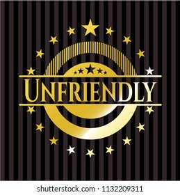 Unfriendly gold badge