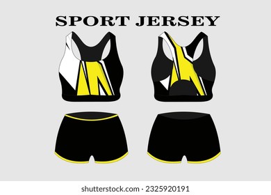 ung Fitness clothing for women vector