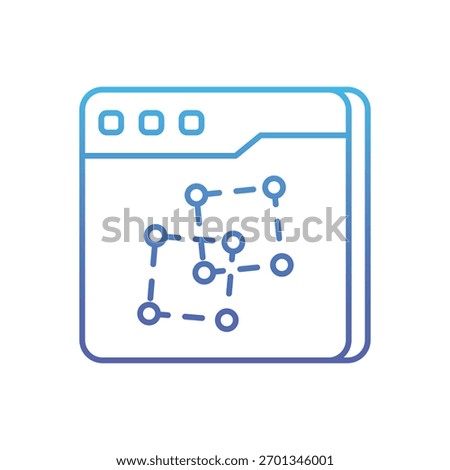 Ungroup Tool Vector icon stock illustration