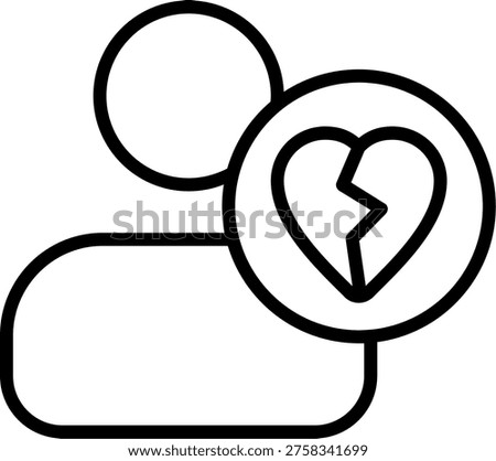 Unhappy Customer Vector Icon Design Symbol